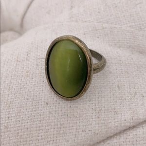 Green Stone Ring